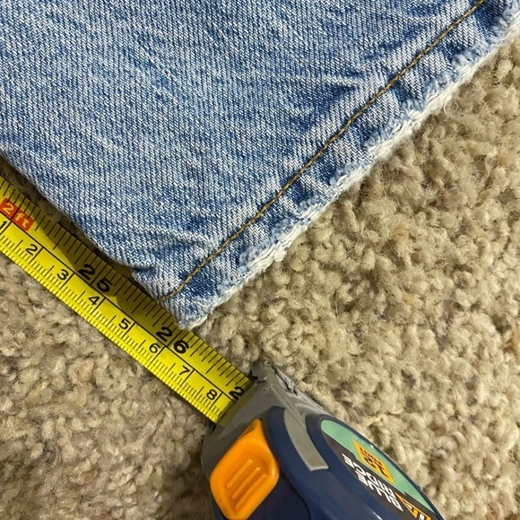 Agolde Women’s Riley High Rise Straight Jeans Cropped Button Fly Size 25 - Picture 8 of 8